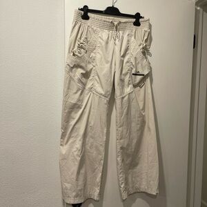 Stella McCartney Cream Adidas Cargo Pants